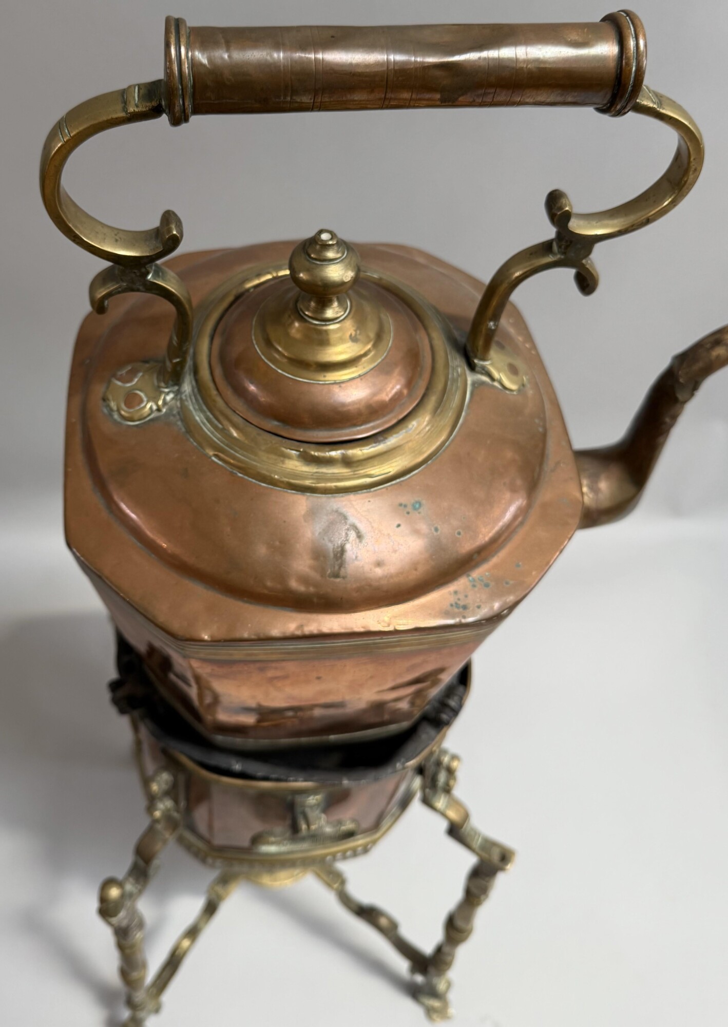 19th Century British Empire Kettle on a Stand - Image 12
