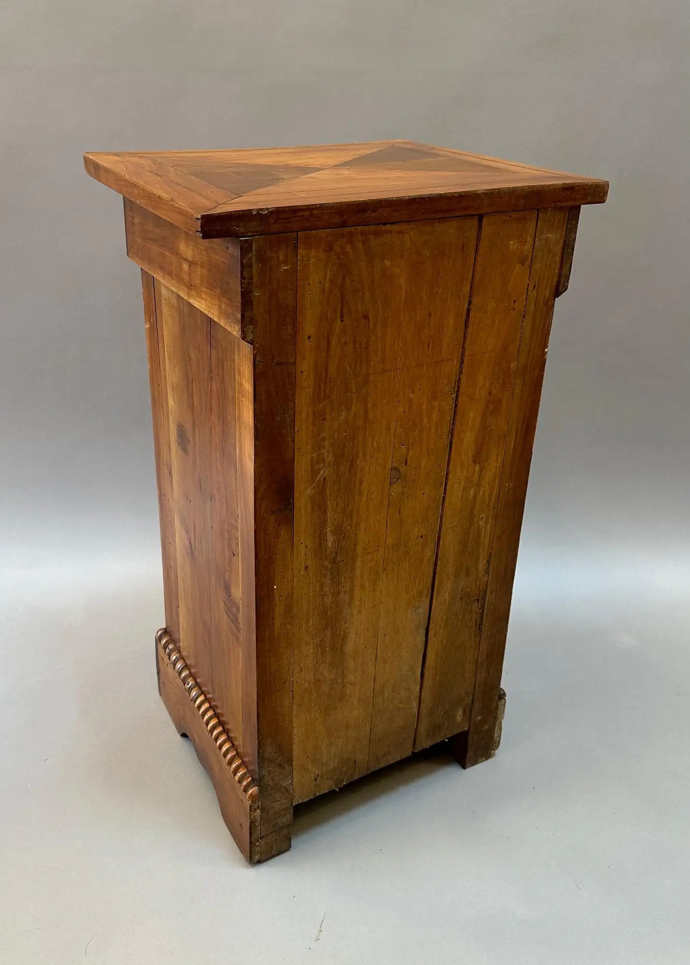 Early 19th Century French Provincial Charles X Pearwood Nightstand or Cabinet - Image 8