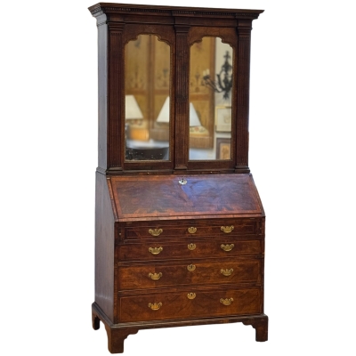 Early 18th Century George Il "Bureau Bookcase"