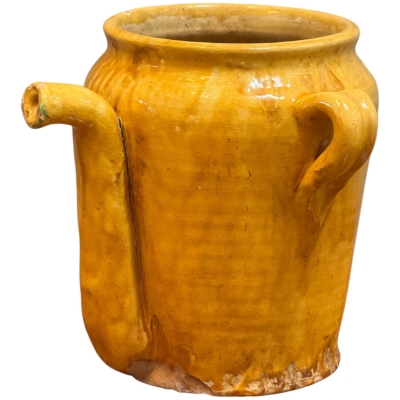 19th Century French Provincial Terra Cotta Pot with A Spout
