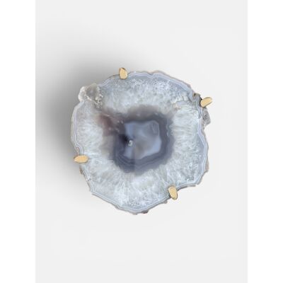 Unusual Modern Handcrafted Geode Drinks Table.