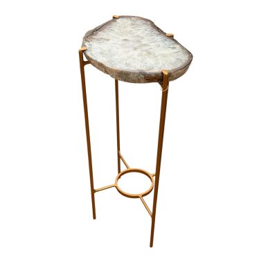 Unusual Modern Handcrafted Drinks Table.