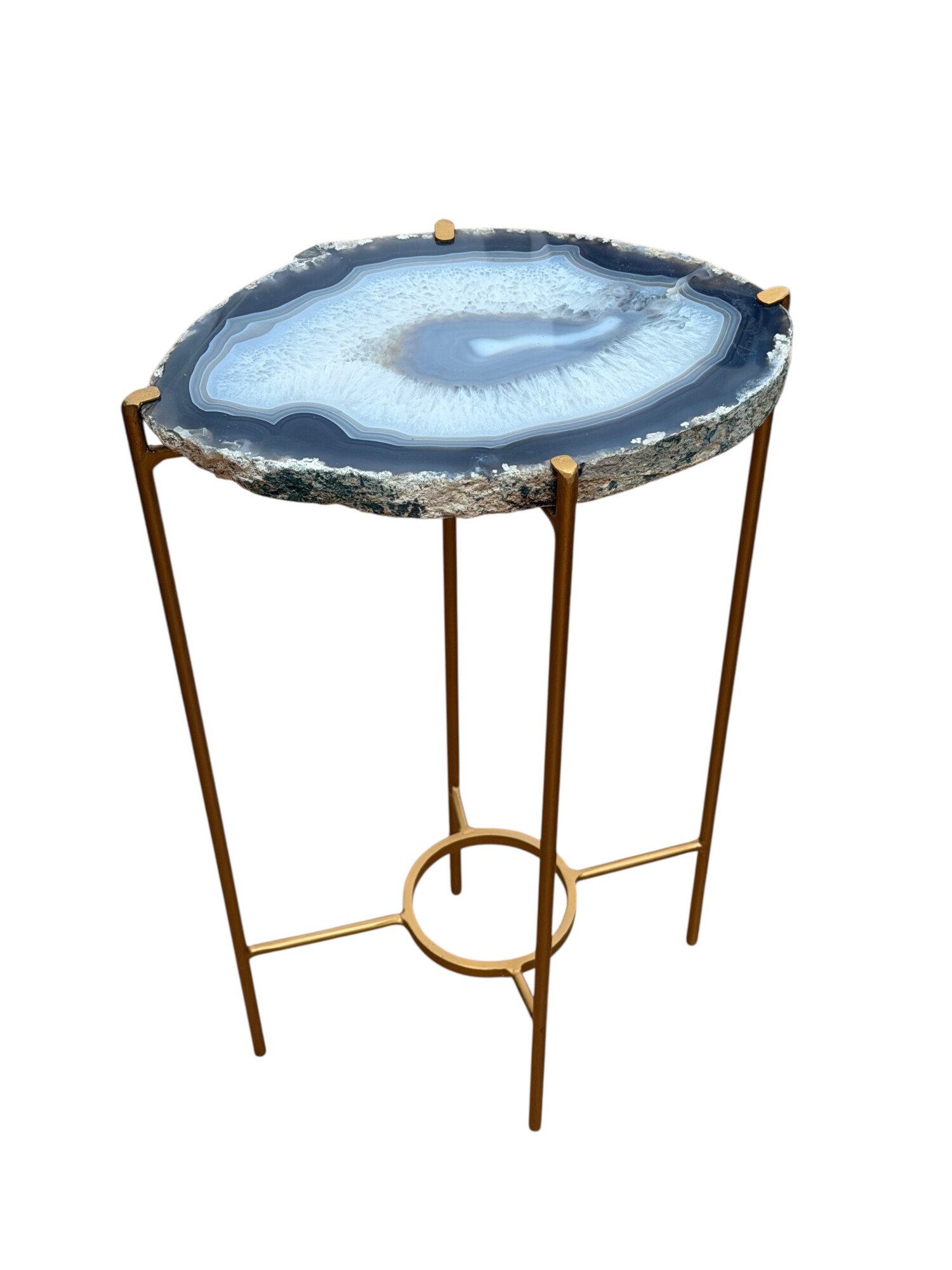 Unusual Modern Handcrafted Drinks Table. - Image 4