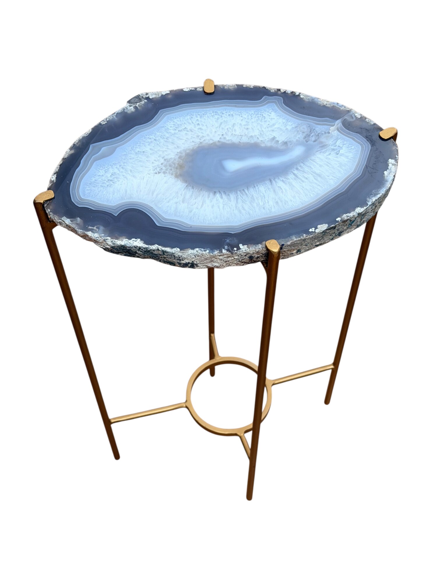 Unusual Modern Handcrafted Drinks Table. - Image 3