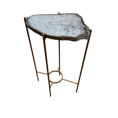 Unusual Modern Handcrafted Drinks Table.