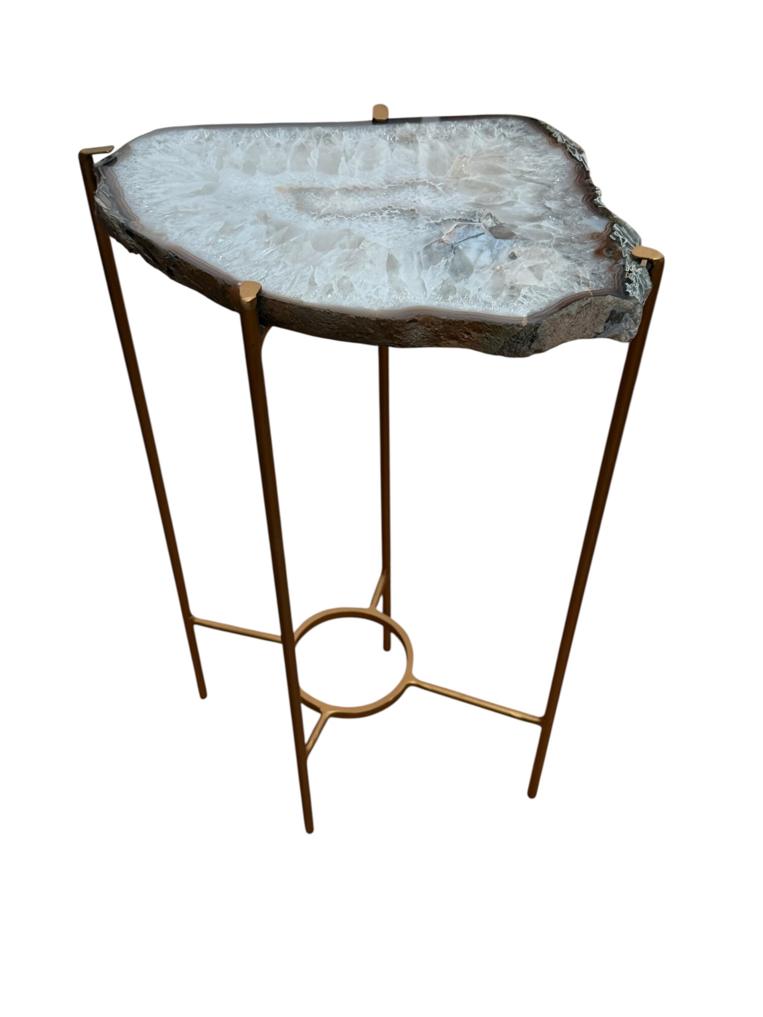 Unusual Modern Handcrafted Drinks Table.