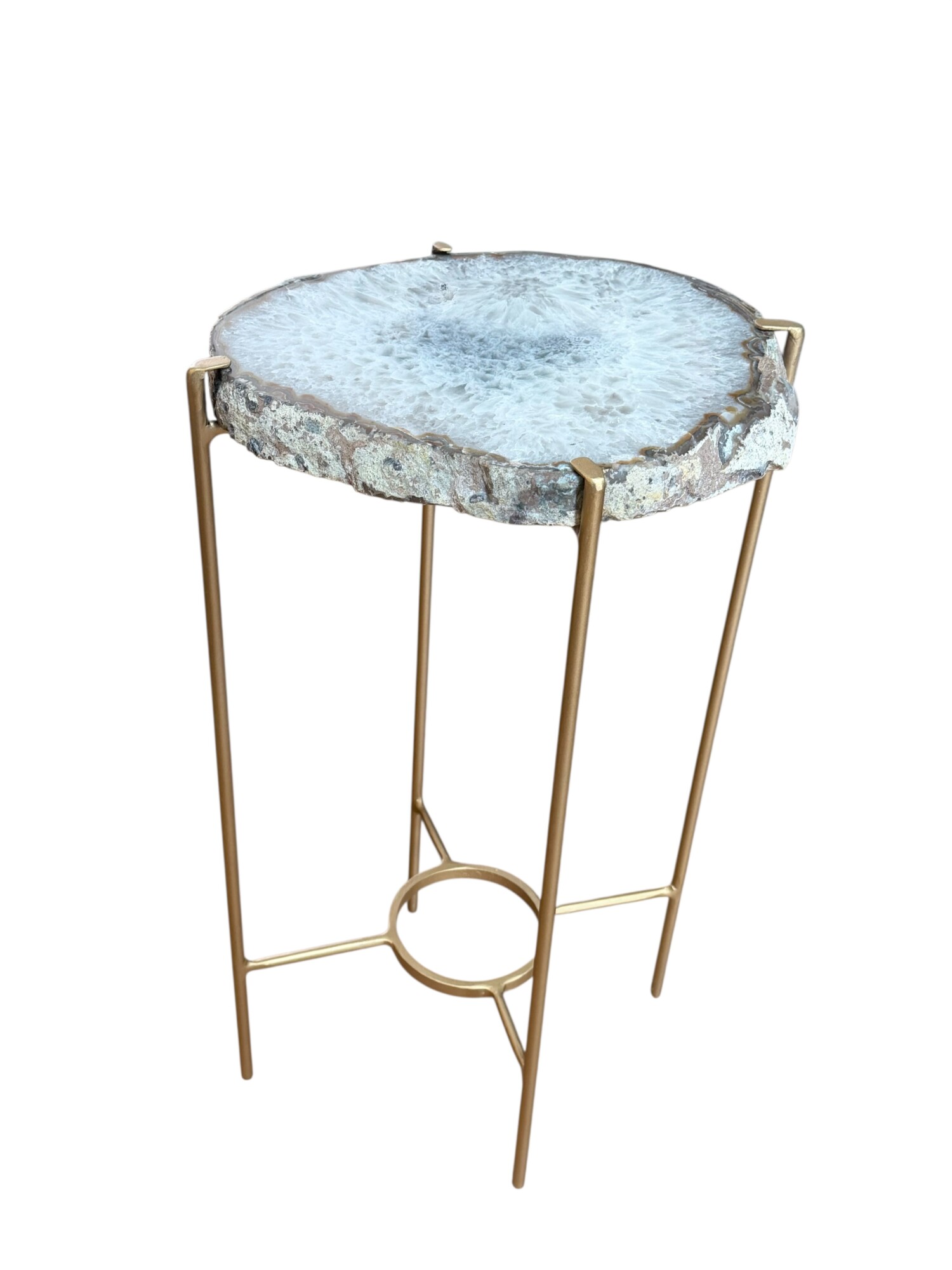 Unusual Modern Handcrafted Drinks Table. - Image 3