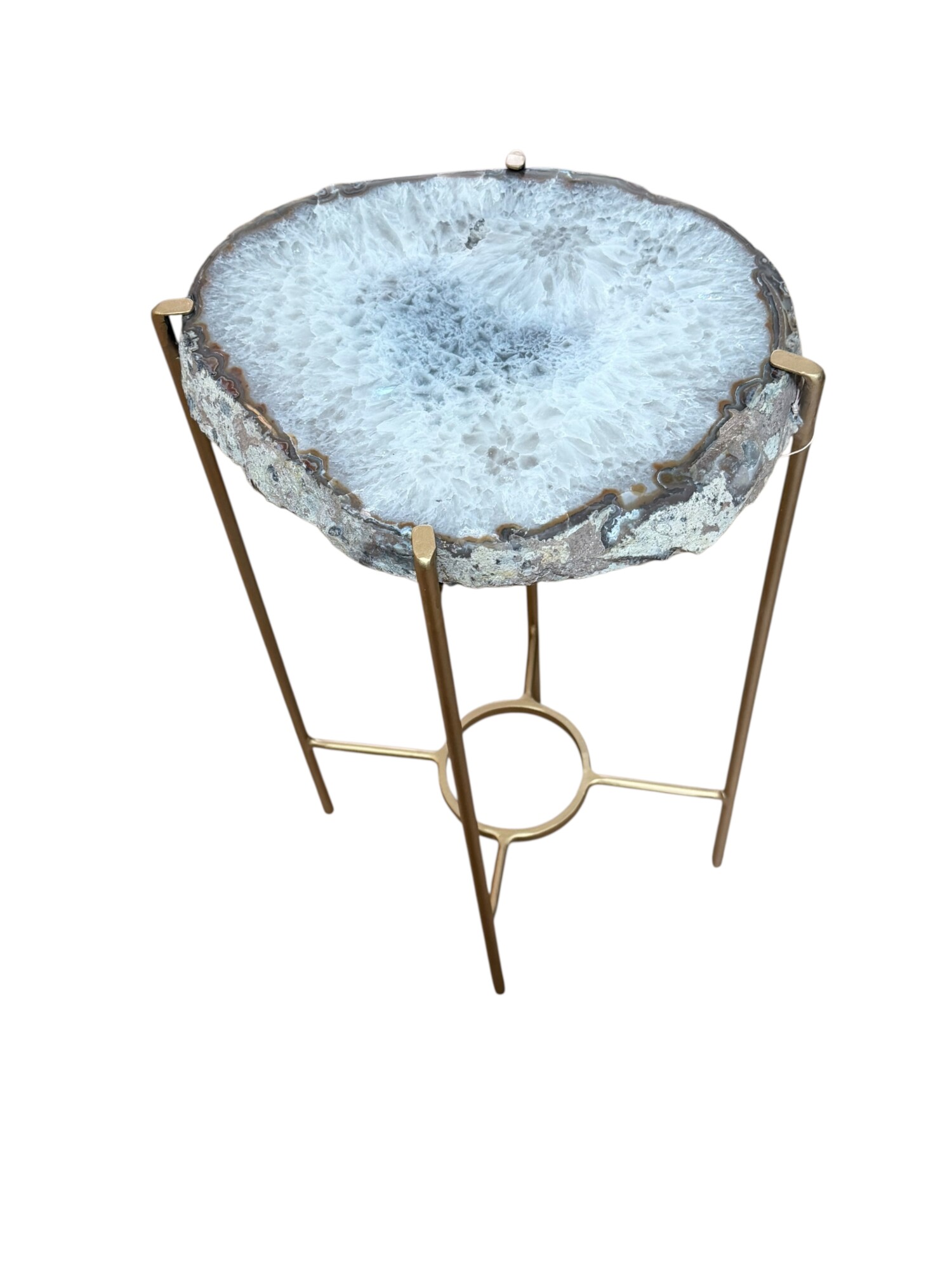 Unusual Modern Handcrafted Drinks Table.